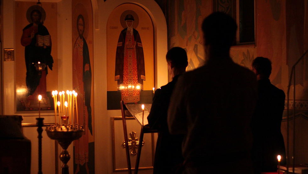Ночная литургия в Годеново